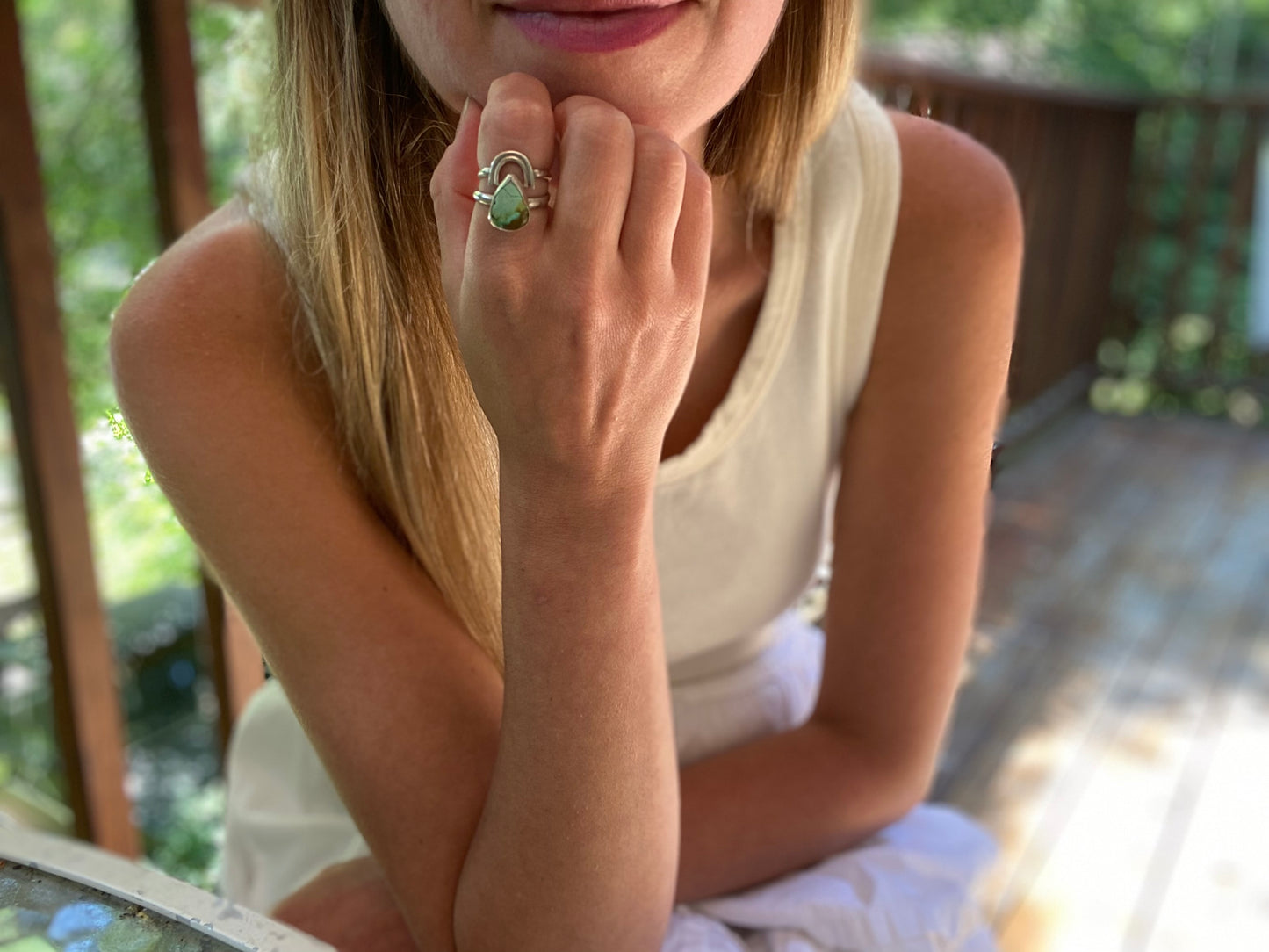 Two Piece Ring Set | Turquoise & Sterling SIlver