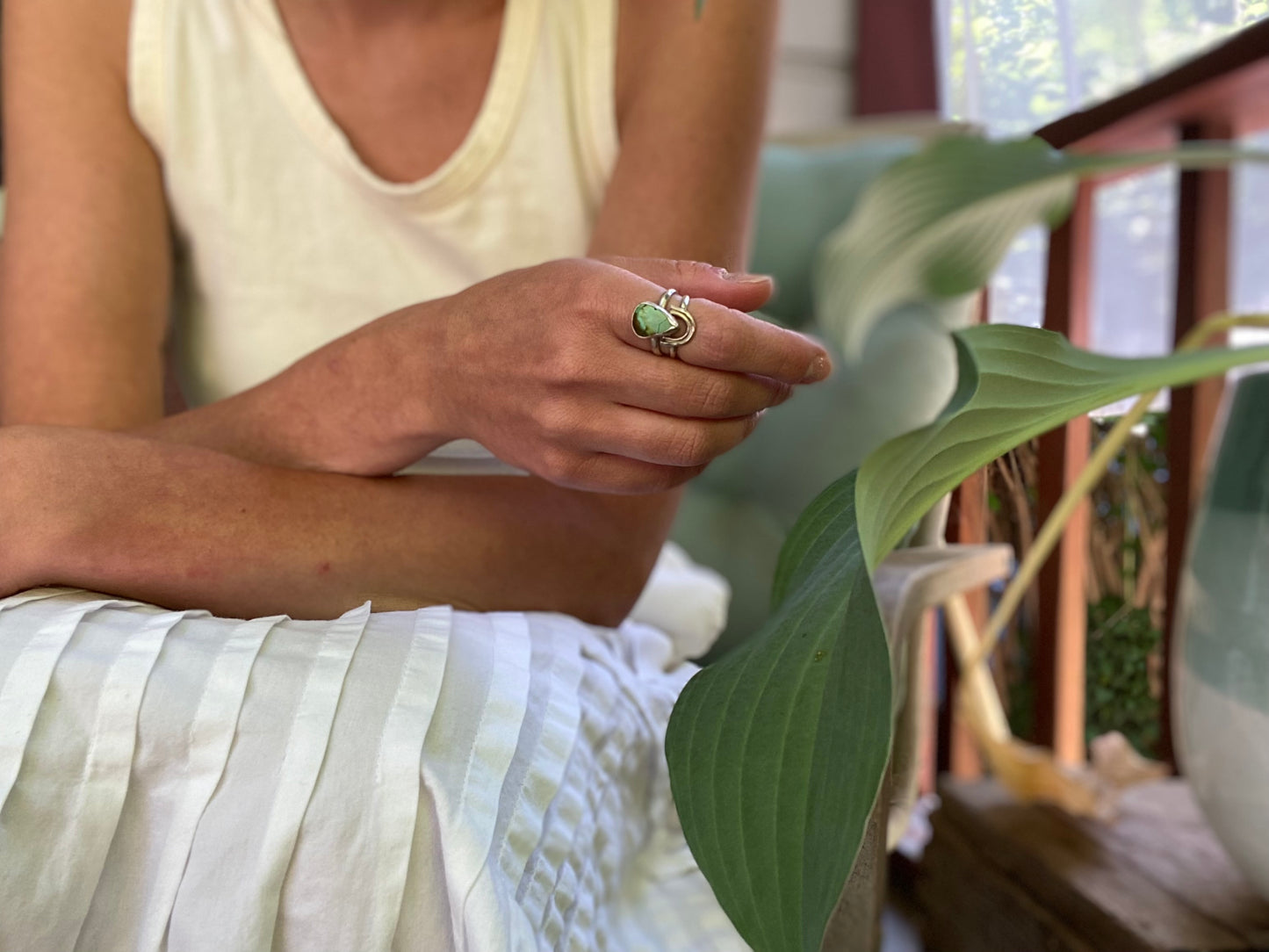 Two Piece Ring Set | Turquoise & Sterling SIlver