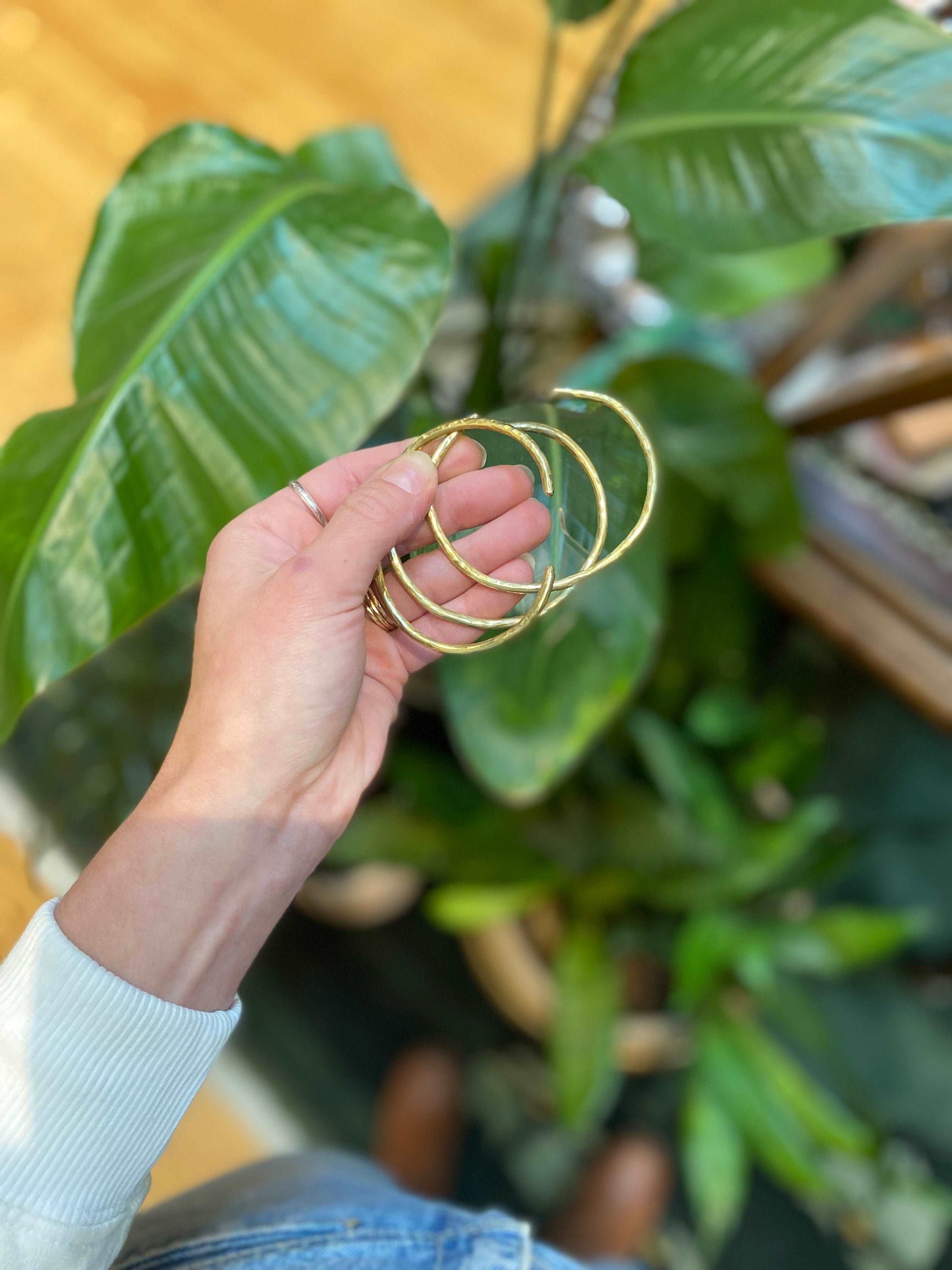 Brass cuff